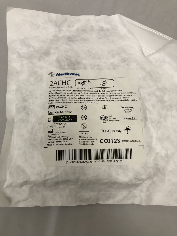 2ACHC - MEDTRONIC - Catheter Connecting Cable, (EA) - ( Expiry Date: 2025-07-03 )