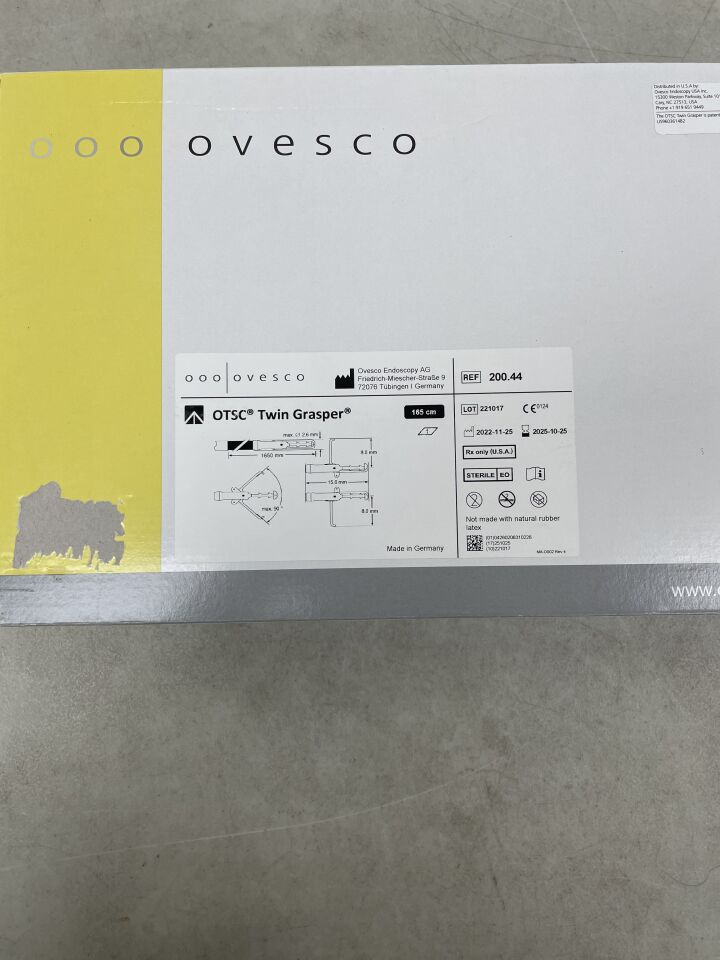 200.44 - OVESCO - OTSC Twin Grasper, (BX/1) - ( Expiry Date: 2025-10-25 )