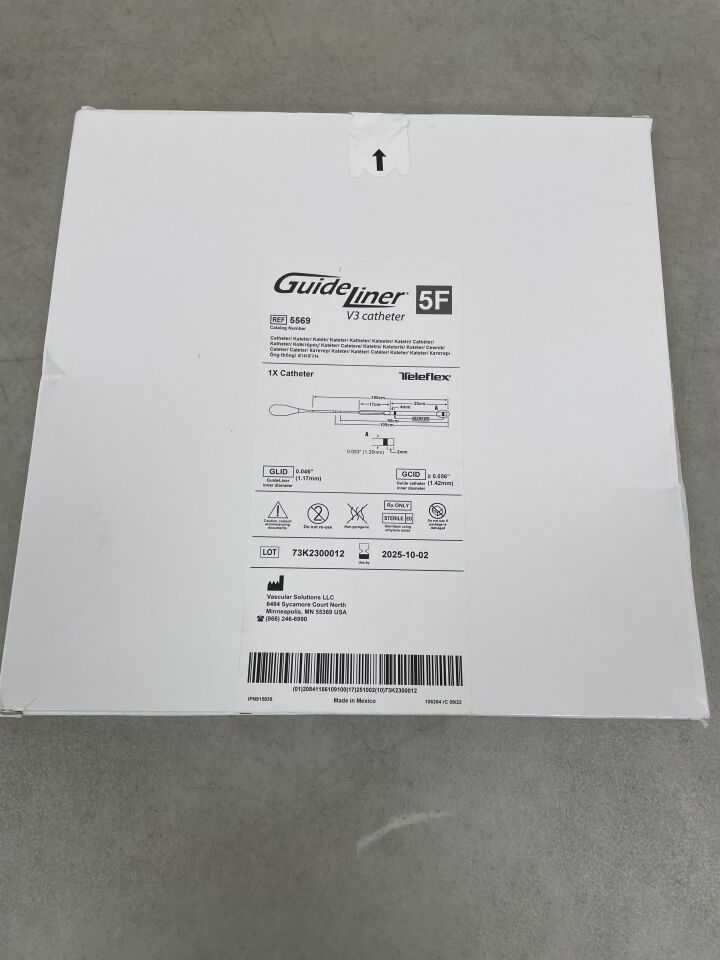 5569 - TELEFLEX - GuideLiner V3 Catheter 5F, 150cm, (BX/1) - ( Expiry Date: 2025-10-02 )