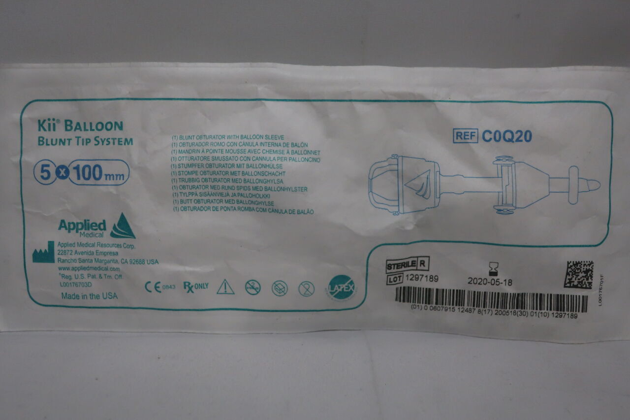 C0Q20 - APPLIED MEDICAL RESOURCES - Kii Balloon Blunt Tip Access System, 5 x 100 mm, (EA) - ( Expiry Date: 2025-12-06 )