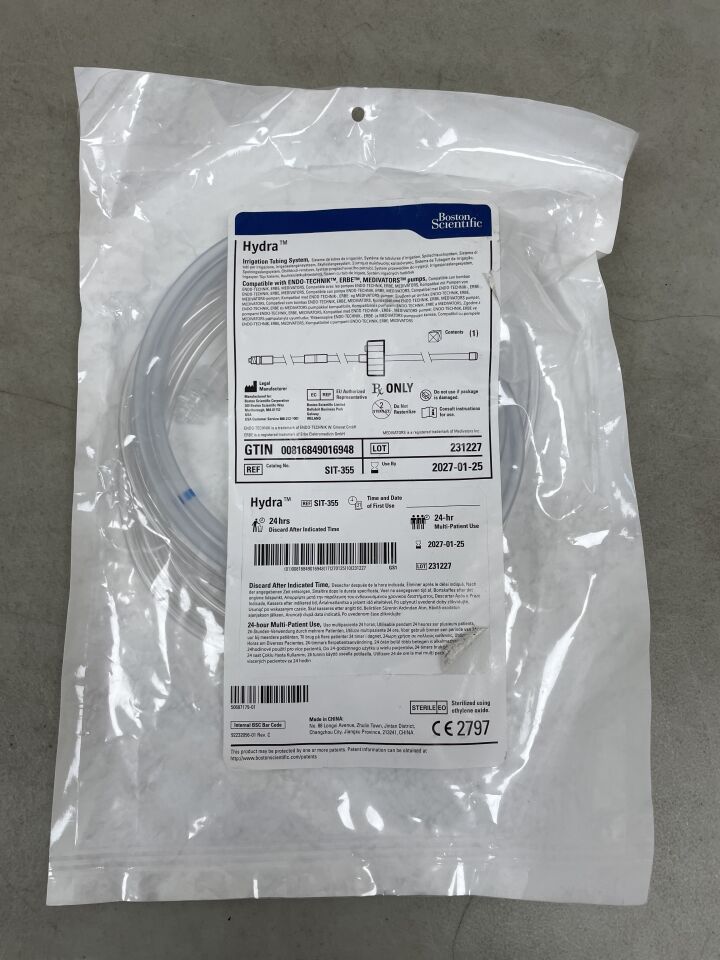 SIT-355  -  BOSTON SCIENTIFIC  -  Hydra Irrigation Tubing System - Compatible with ENDO-TECHNIK, ERBE, MEDIVATORS Pumps , ( EA )  -  ( Expiry Date : 2027-01-25 )