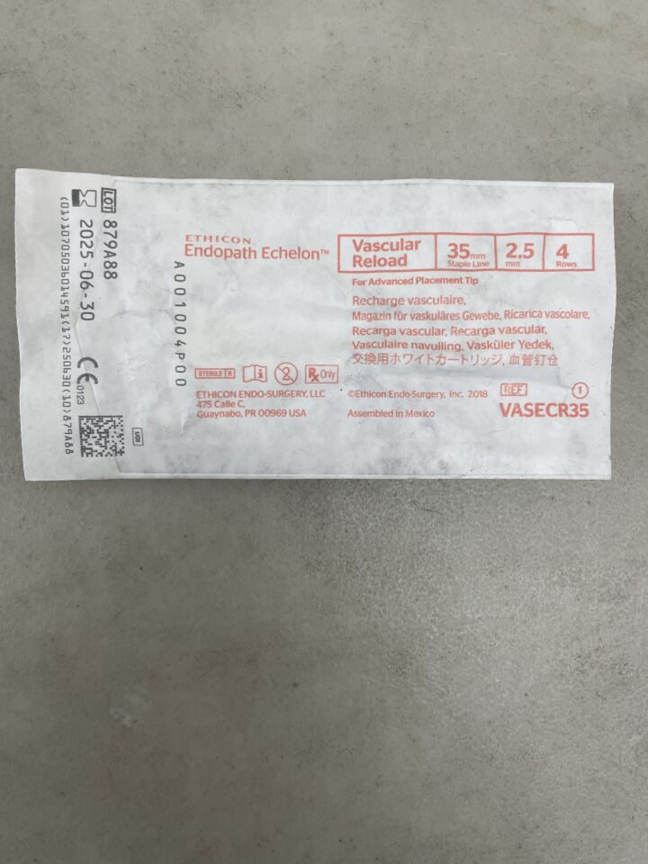 VASECR35 - ETHICON - Echelon Endopath Stapler Reload, For Advanced Placement Tip, (EA) - ( Expiry Date: 2025-06-30 )