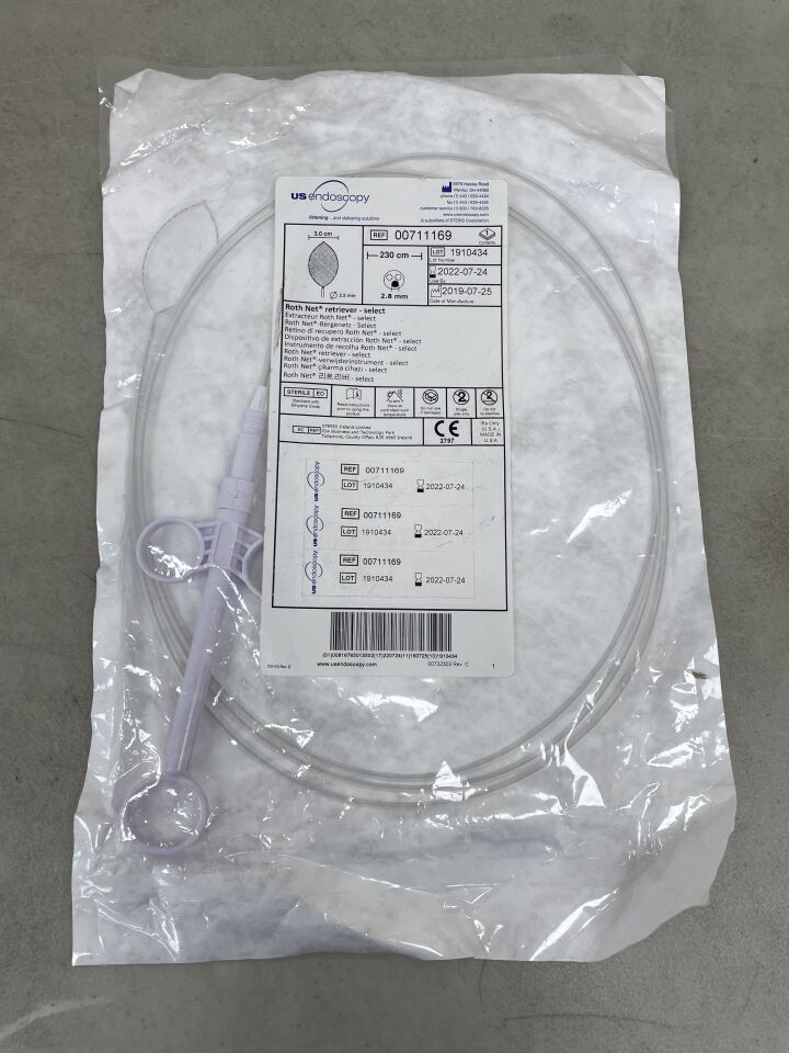 711169 - STERIS - Roth Net Retriever, Foreign Body, Select 230cm, (EA) - ( Expiry Date: 2022-07-24 )