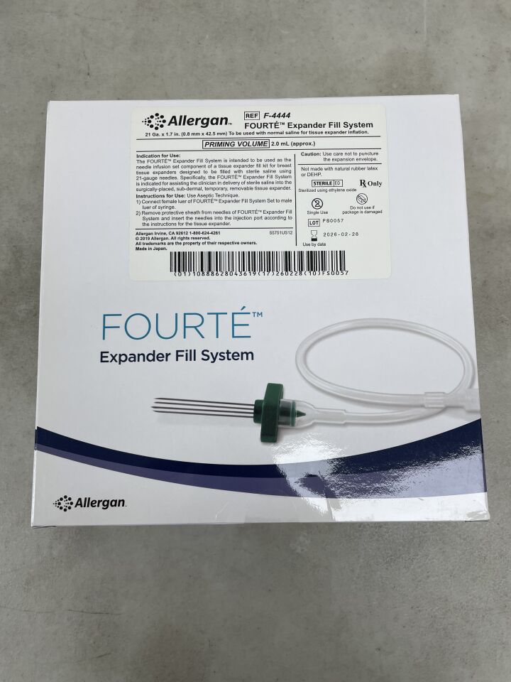 F-4444 - ALLERGAN - Natrelle Fourte Expander Fill System, 21G x 1.7 in. Needle Length, (BX/1) - ( Expiry Date: 2026-02-28 )