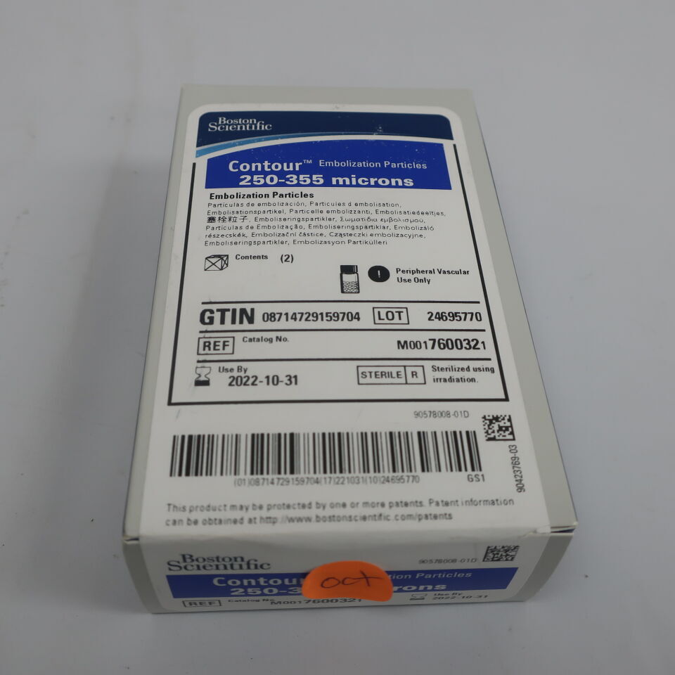 760032 - BOSTON SCIENTIFIC - Contour Microns Embolization Particles 250 - 355, (BX/2) - ( Expiry Date: 2025-01-19 )