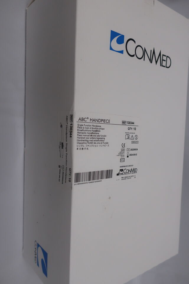 130344 - CONMED - ABC Handpiece - Single Function Handpiece, (BX/10) - ( Expiry Date: 2024-06-02 )