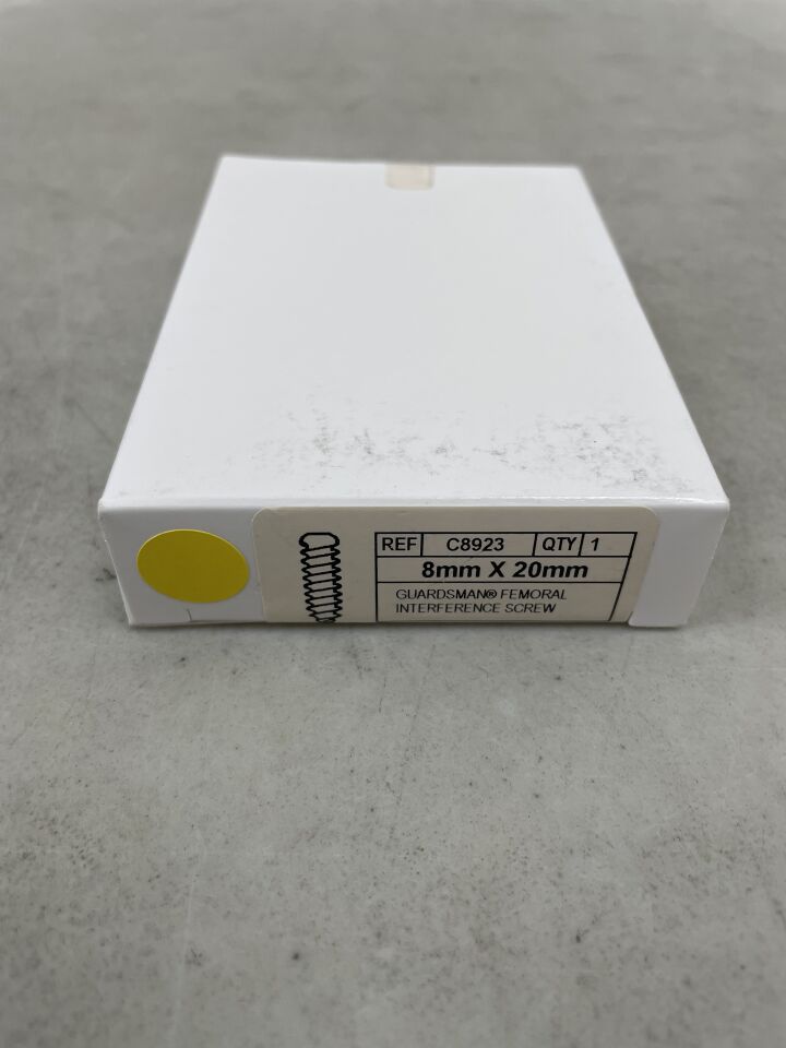 C8923 - CONMED - Guardsman Interference Screw, Tapered Tip 8mm x 20mm (No Box), (BX/1) - ( Expiry Date: 2024-09-07 )