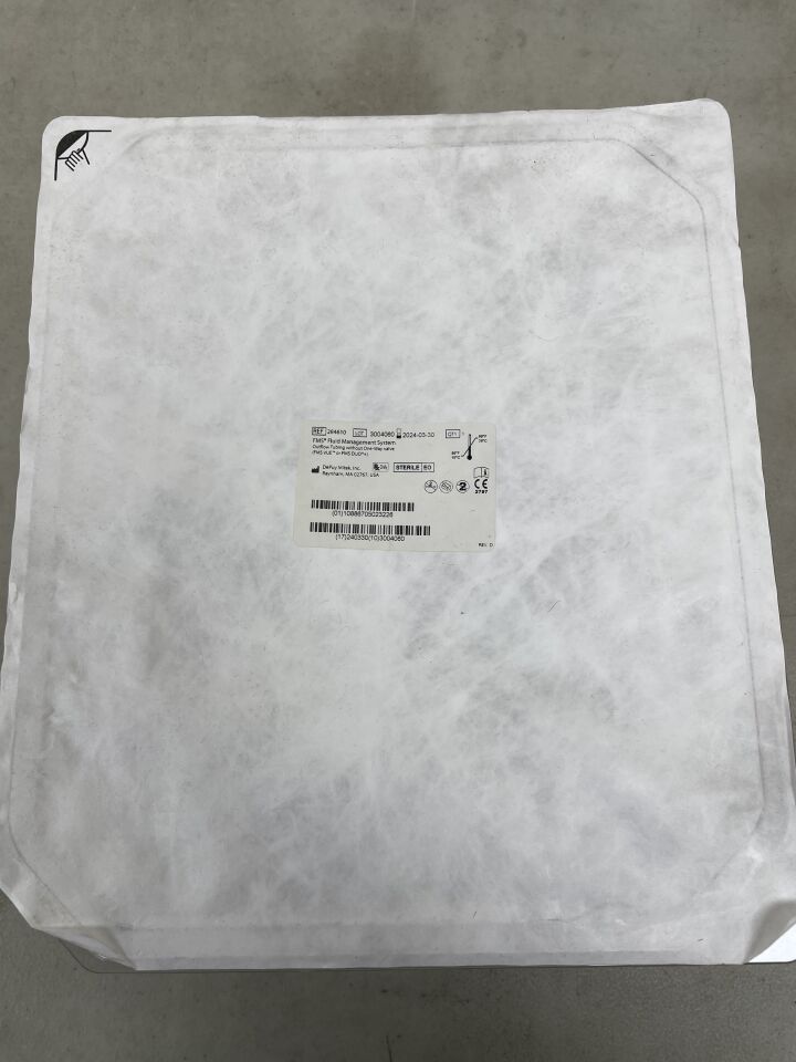 284610 - DEPUY - FMS Fluid Management System, Outflow Tubing without One-Way valve (FMS VUE or FMS DUO Plus), (EA) - ( Expiry Date: 2024-03-30 )