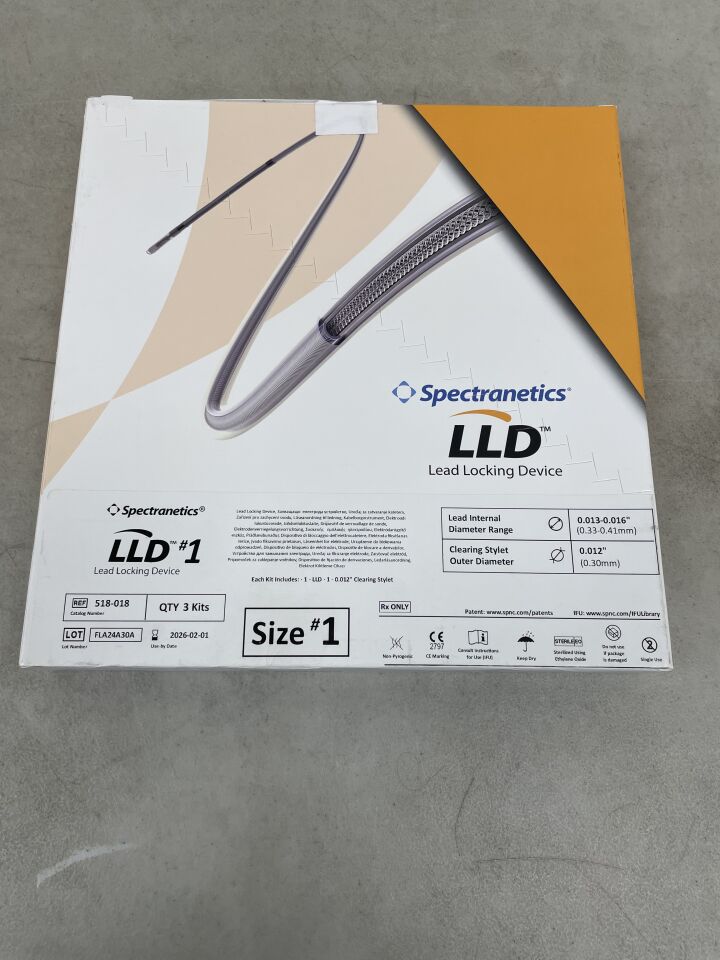 518-018 - SPECTRANETICS - LLD #1 Lead Locking Device, (BX/3) - ( Expiry Date: 2026-02-01 )
