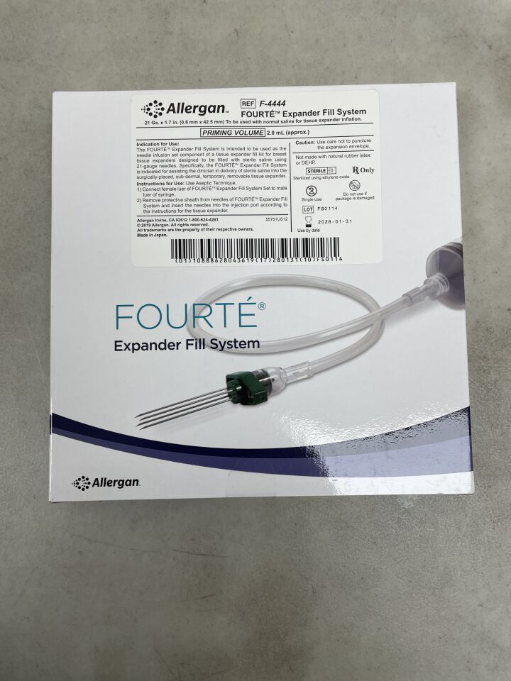 F-4444 - ALLERGAN - Natrelle Fourte Expander Fill System, 21G x 1.7 in. Needle Length, (BX/1) - ( Expiry Date: 2028-01-31 )
