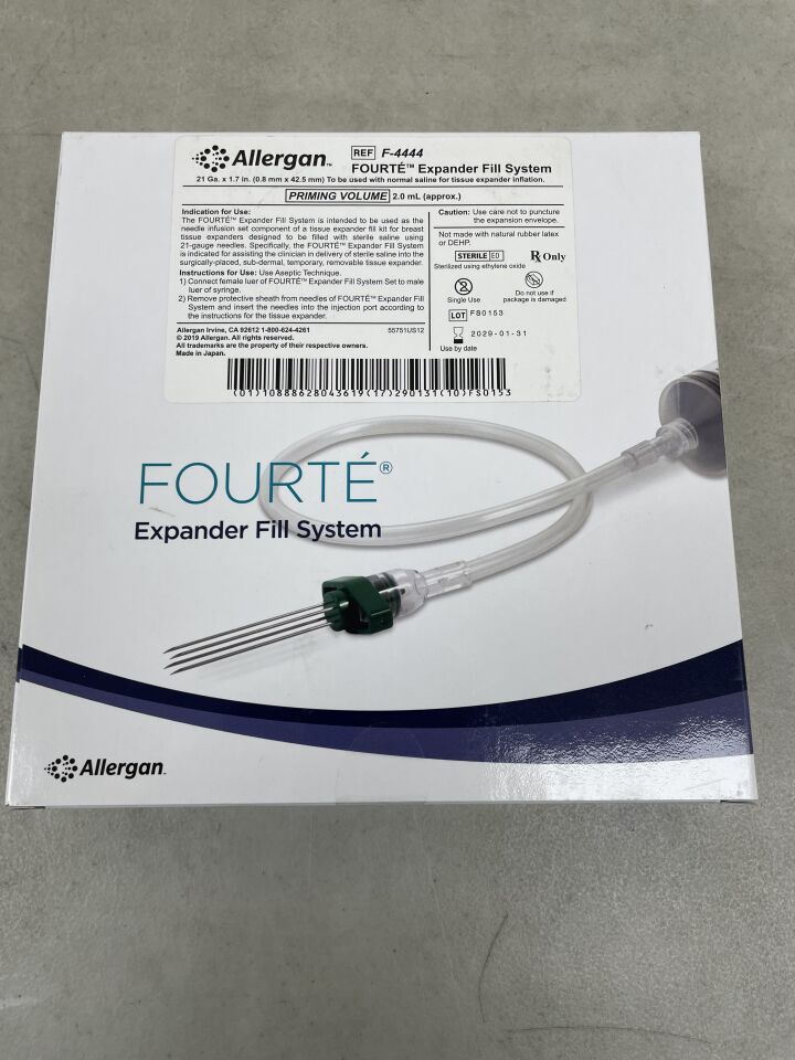 F-4444 - ALLERGAN - Natrelle Fourte Expander Fill System, 21G x 1.7 in. Needle Length, (BX/1) - ( Expiry Date: 2029-01-31 )