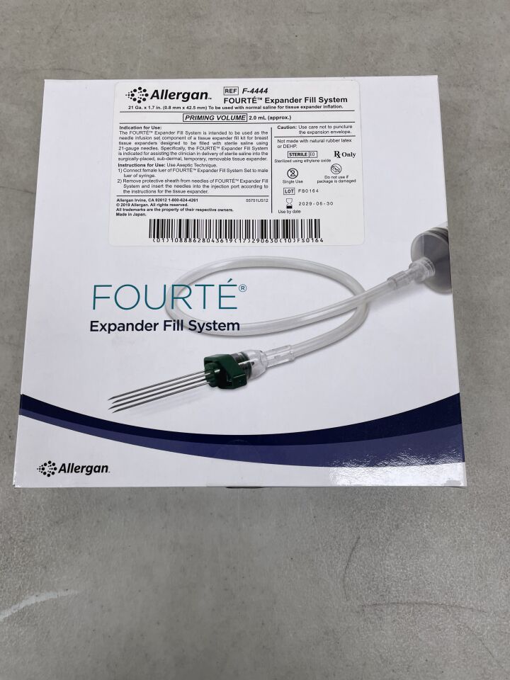 F-4444 - ALLERGAN - Natrelle Fourte Expander Fill System, 21G x 1.7 in. Needle Length, (BX/1) - ( Expiry Date: 2029-06-30 )