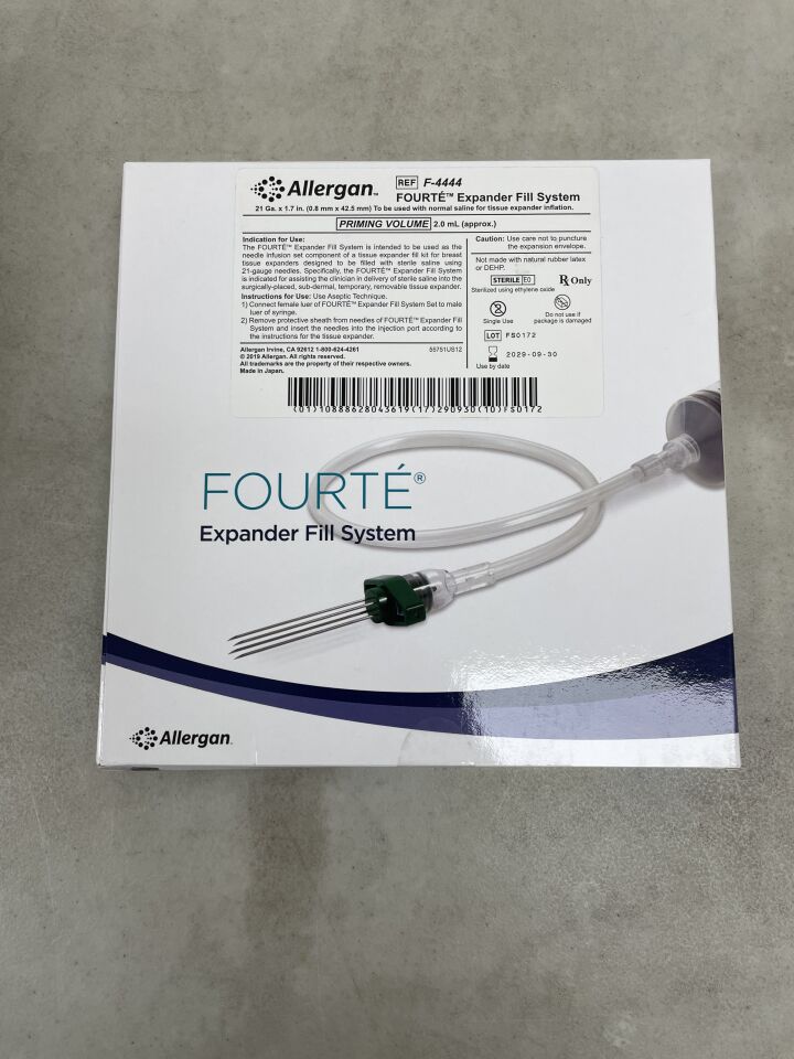 F-4444 - ALLERGAN - Natrelle Fourte Expander Fill System, 21G x 1.7 in. Needle Length, (BX/1) - ( Expiry Date: 2029-09-30 )