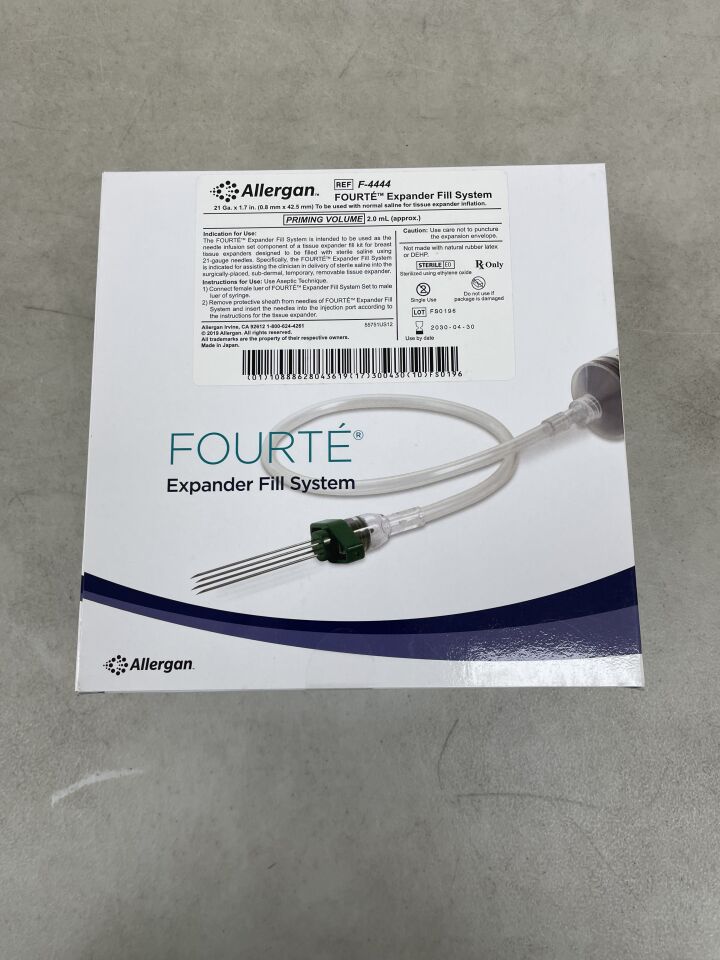F-4444 - ALLERGAN - Natrelle Fourte Expander Fill System, 21G x 1.7 in. Needle Length, (BX/1) - ( Expiry Date: 2030-04-30 )