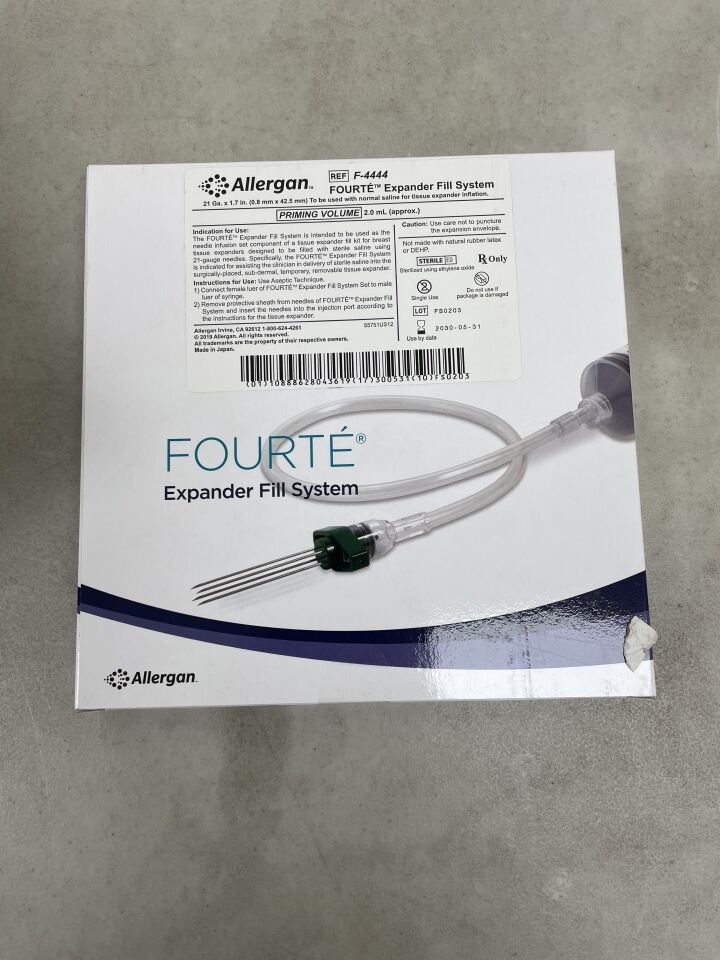F-4444 - ALLERGAN - Natrelle Fourte Expander Fill System, 21G x 1.7 in. Needle Length, (BX/1) - ( Expiry Date: 2030-05-31 )