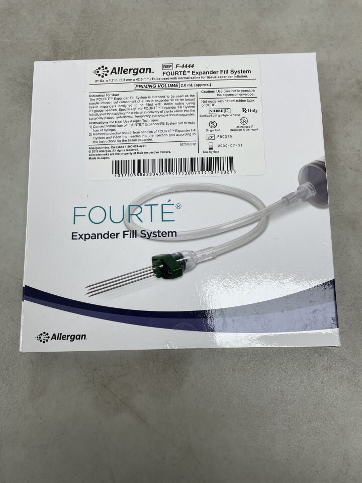 F-4444 - ALLERGAN - Natrelle Fourte Expander Fill System, 21G x 1.7 in. Needle Length, (BX/1) - ( Expiry Date: 2030-07-31 )