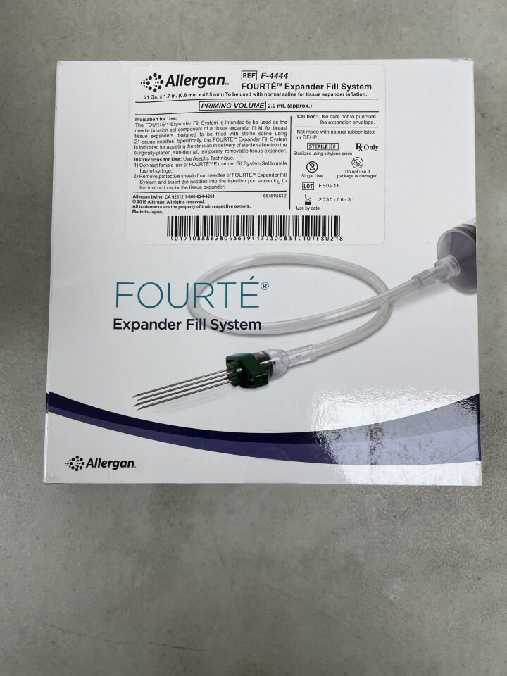 F-4444 - ALLERGAN - Natrelle Fourte Expander Fill System, 21G x 1.7 in. Needle Length, (BX/1) - ( Expiry Date: 2030-08-31 )