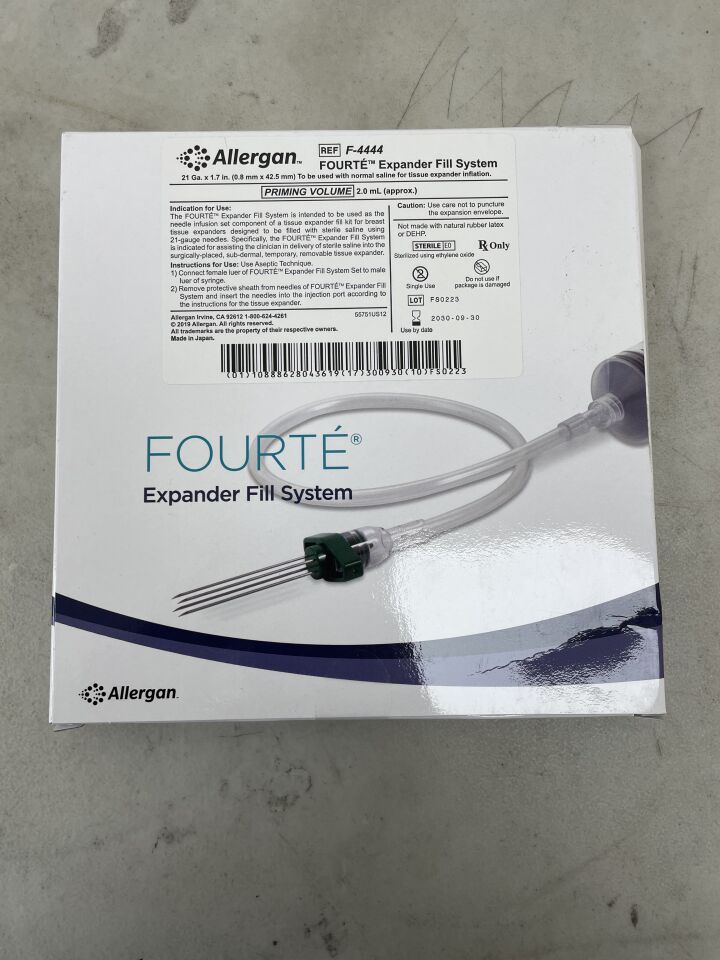 F-4444 - ALLERGAN - Natrelle Fourte Expander Fill System, 21G x 1.7 in. Needle Length, (BX/1) - ( Expiry Date: 2030-09-30 )