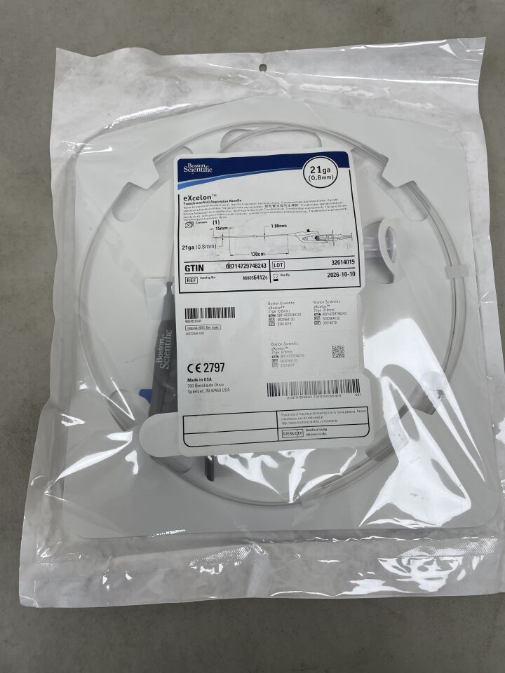 6412  -  BOSTON SCIENTIFIC  -  eXcelon Transbronchial Aspiration Needle - 21Ga , ( EA )  -  ( Expiry Date : 2026-10-10 )