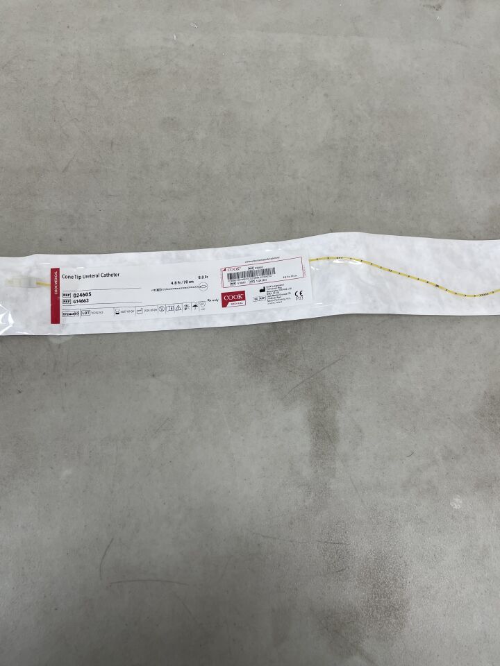 G14663 - COOK - Cone Tip Ureteral Catheter 4.8F x 70cm, (EA) - ( Expiry Date: 2027-09-09 )