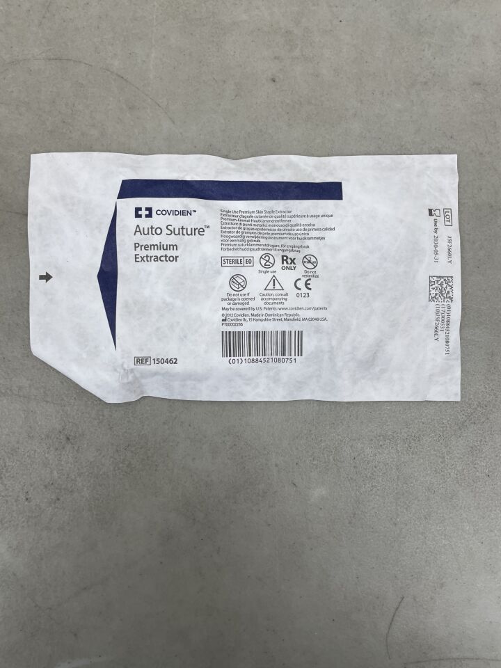 150462  -  COVIDIEN  -  Premium Scissor Style Handle Staple Removal Kit , ( EA )  -  ( Expiry Date : 2030-05-31 )