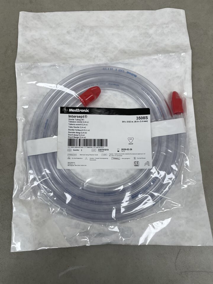3508S  -  MEDTRONIC  -  intersept sterile turbing 8' , ( EA )  -  ( Expiry Date : 2028-02-26 )