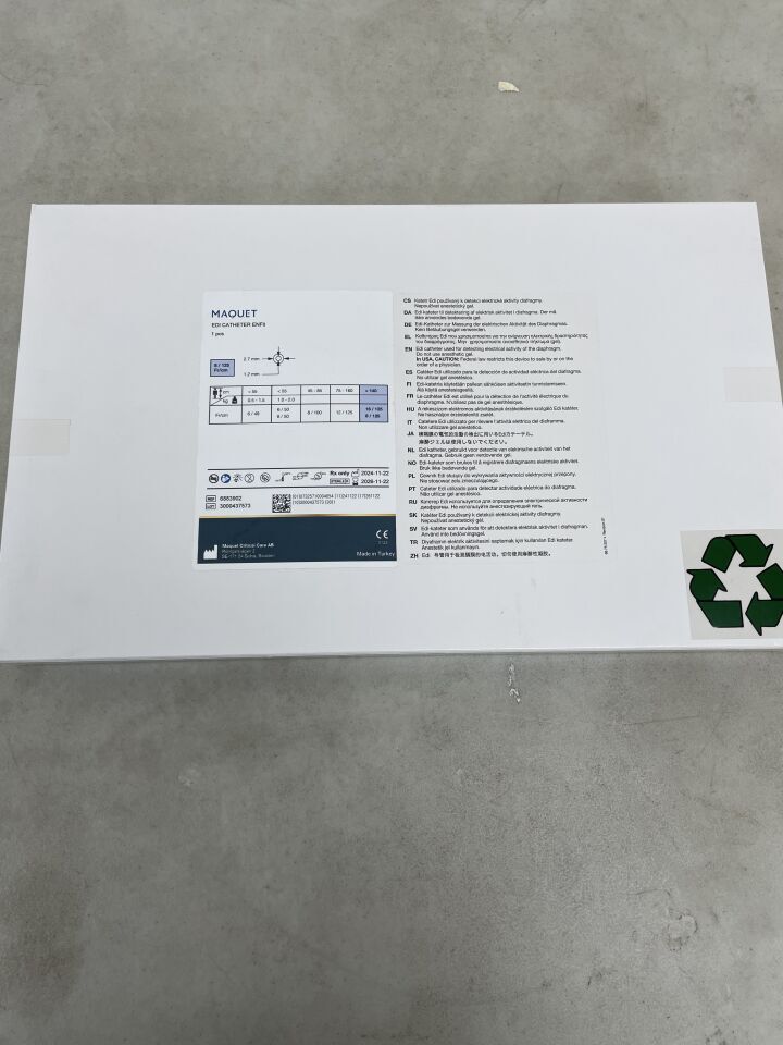 6883902 - MAQUET - EDI CATHETER ENFIT, 8Fr x 125cm, (BX/1) - ( Expiry Date: 2026-11-22 )
