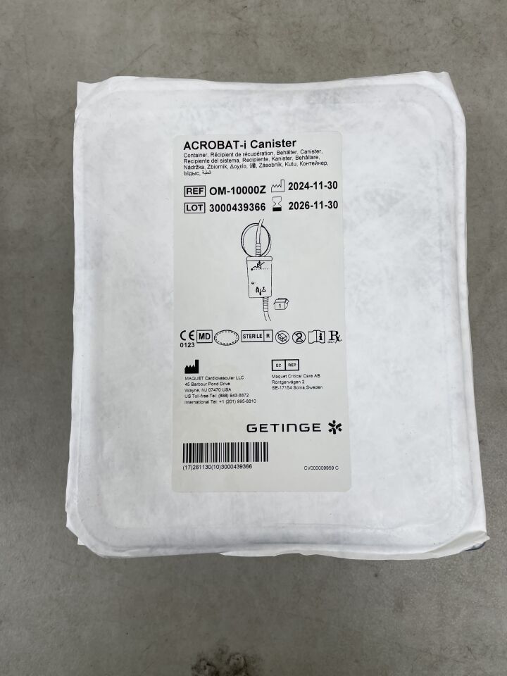 OM-10000Z  -  MAQUET  -  ACROBAT-i Canister (Canister Only) , ( EA )  -  ( Expiry Date : 2026-11-30 )