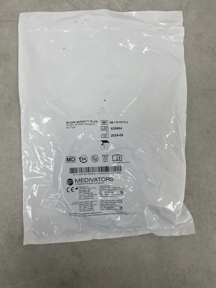SB-110-HU1012 - MEDIVATORS - Scope Buddy Plus 24-Hour Multi-Use Auxiliary Detergent Out Tube, (EA) - ( Expiry Date: 2099-12-31 )