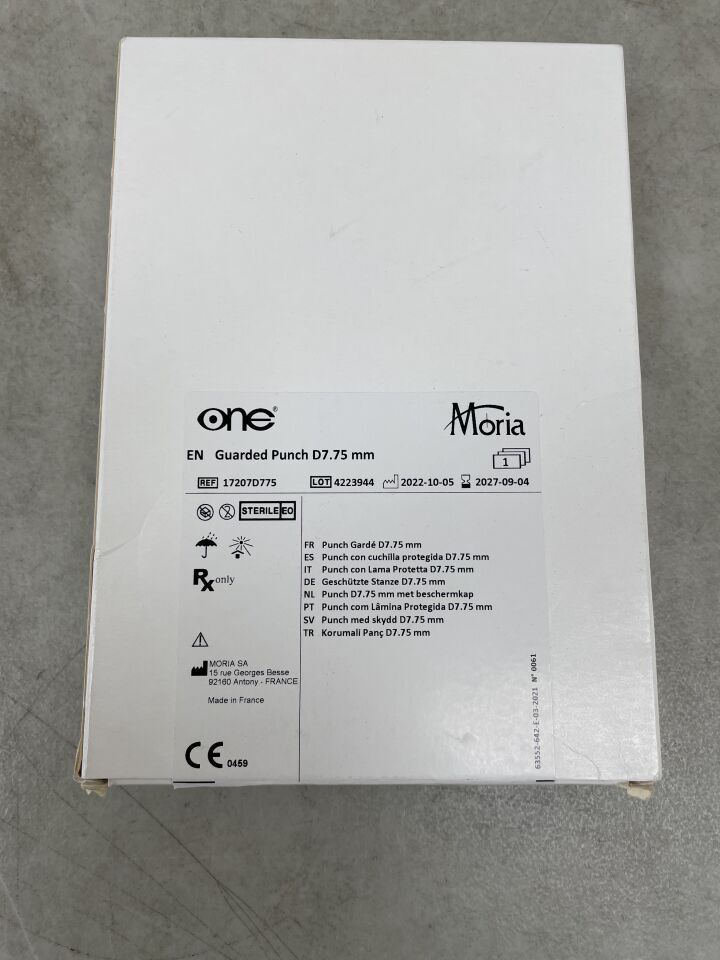 17207D775 - MORIA - One Guarded Punch D7.75mm, (BX/1) - ( Expiry Date: 2027-09-04 )