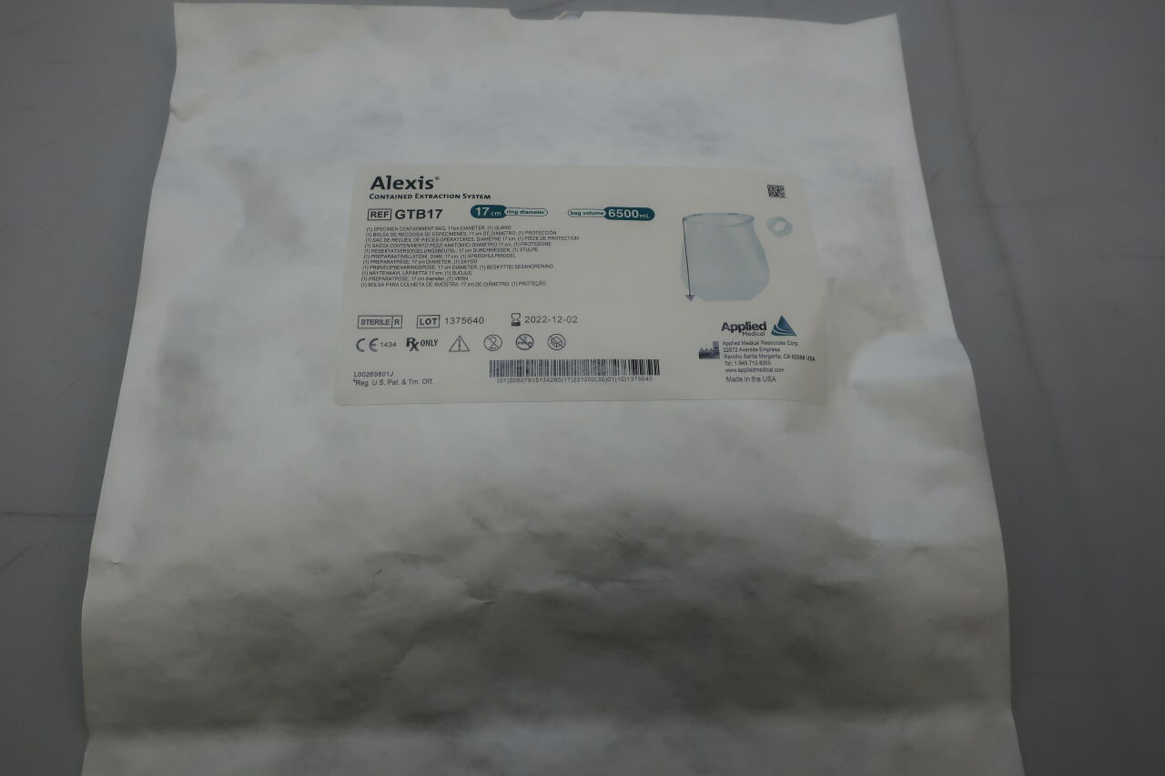 GTB17 - APPLIED MEDICAL RESOURCES - Alexis Contained Extraction System with Kii Balloon Blunt Tip System, (EA) - ( Expiry Date: 2025-12-20 )