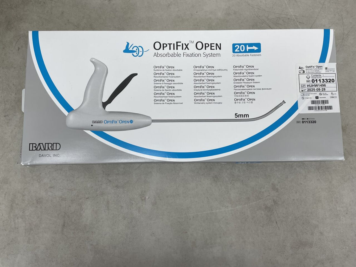 0113320 - BARD - OptiFix Open Absorbable Fixation System, 20 Fasteners, ()