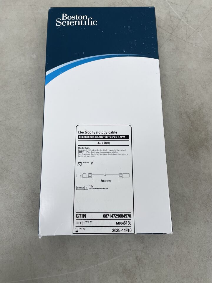 613 - BOSTON SCIENTIFIC - Electrophysiology Cable Thermistor Catheter to POD/AMP, 10Ft, (BX/1) - ( Expiry Date: 2025-11-10 )