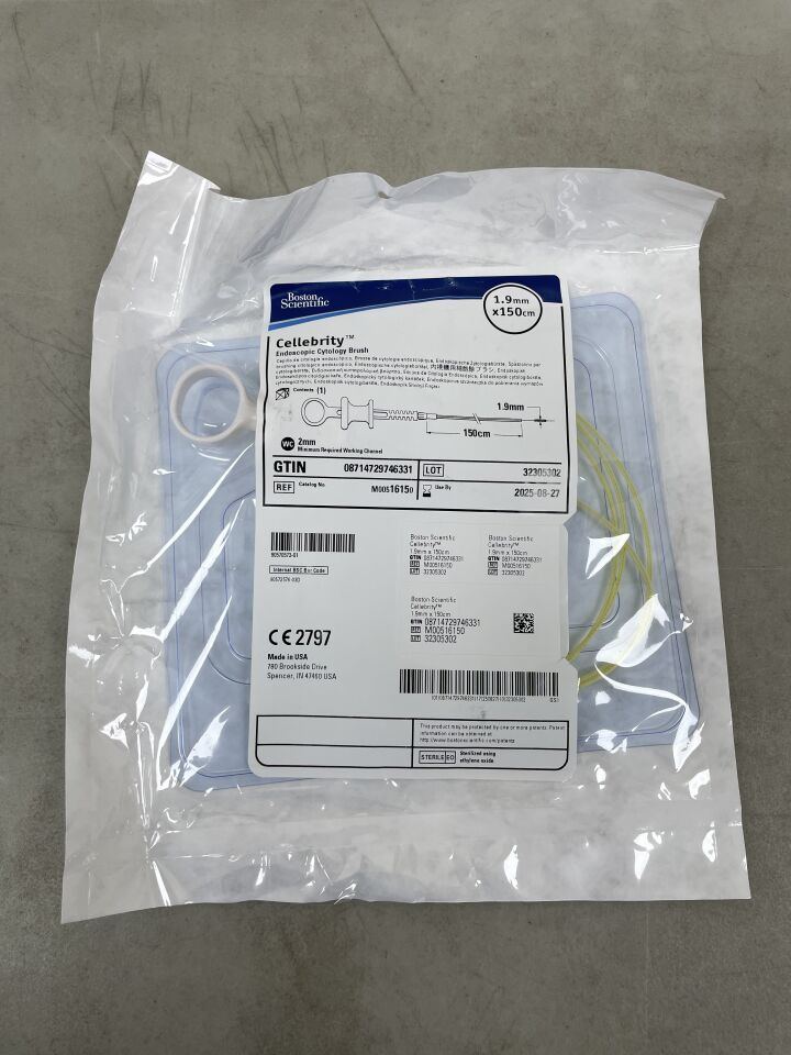 1615 - BOSTON SCIENTIFIC - Cellebrity Endoscopic Cytology Brush - 1.9mm x 150cm, (EA) - ( Expiry Date: 2025-08-27 )