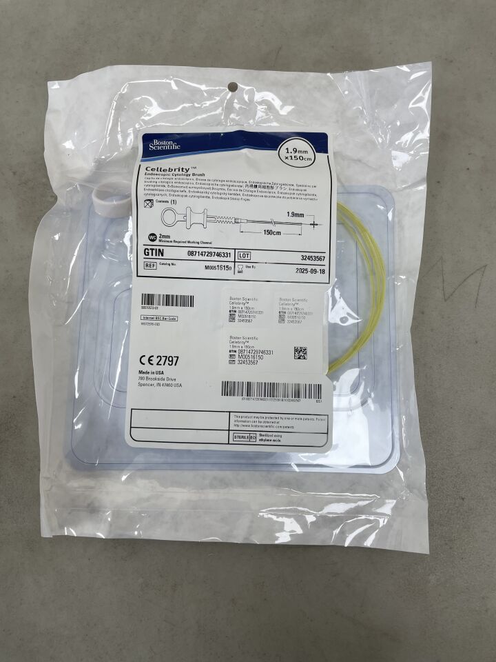 1615 - BOSTON SCIENTIFIC - Cellebrity Endoscopic Cytology Brush - 1.9mm x 150cm, (EA) - ( Expiry Date: 2025-09-18 )