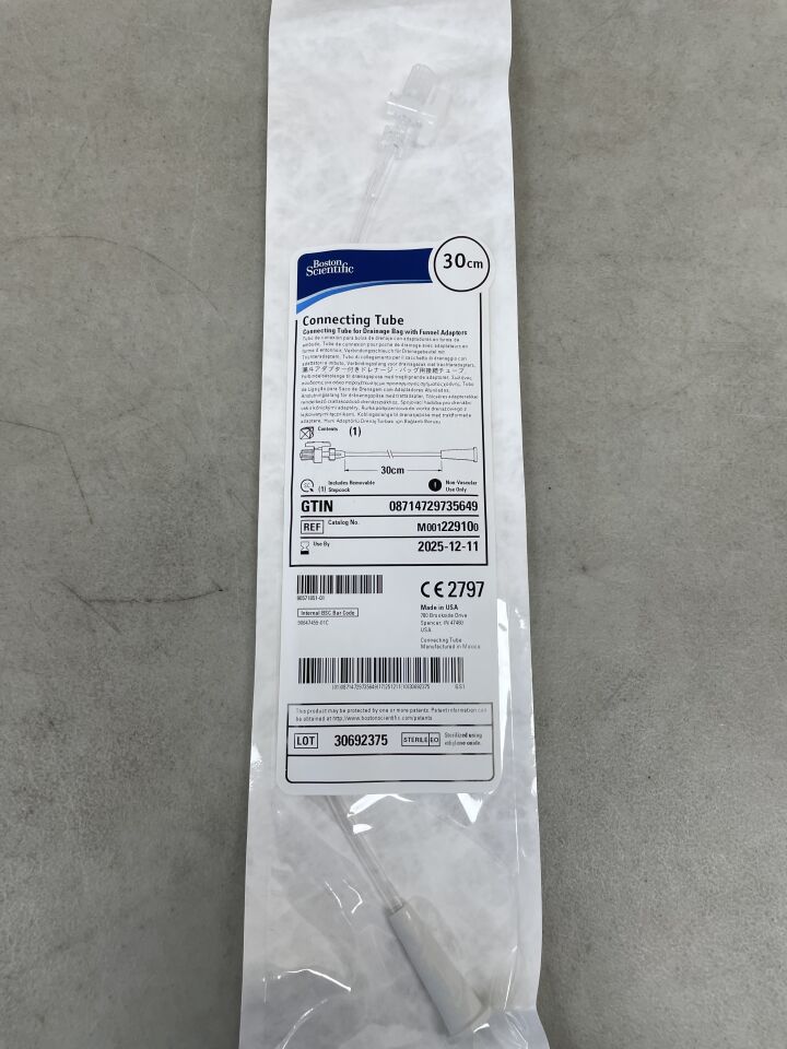 22910 - BOSTON SCIENTIFIC - Connecting Tube 30cm For Drainage Bag, (EA) - ( Expiry Date: 2025-12-11 )