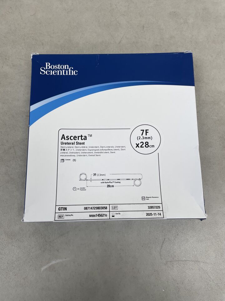 145621 - BOSTON SCIENTIFIC - Ascerta Ureteral Stent - 7Fr x 28cm, (BX/1) - ( Expiry Date: 2025-11-14 )