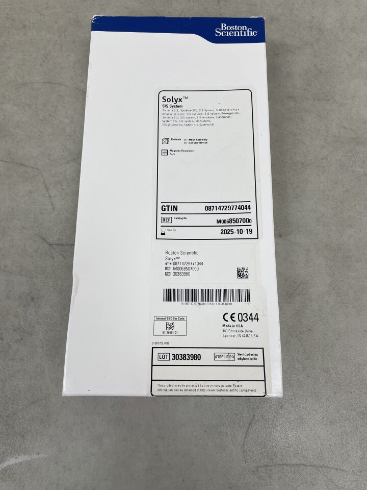 850700 - BOSTON SCIENTIFIC - solyx sis system, (BX/1) - ( Expiry Date: 2025-10-19 )