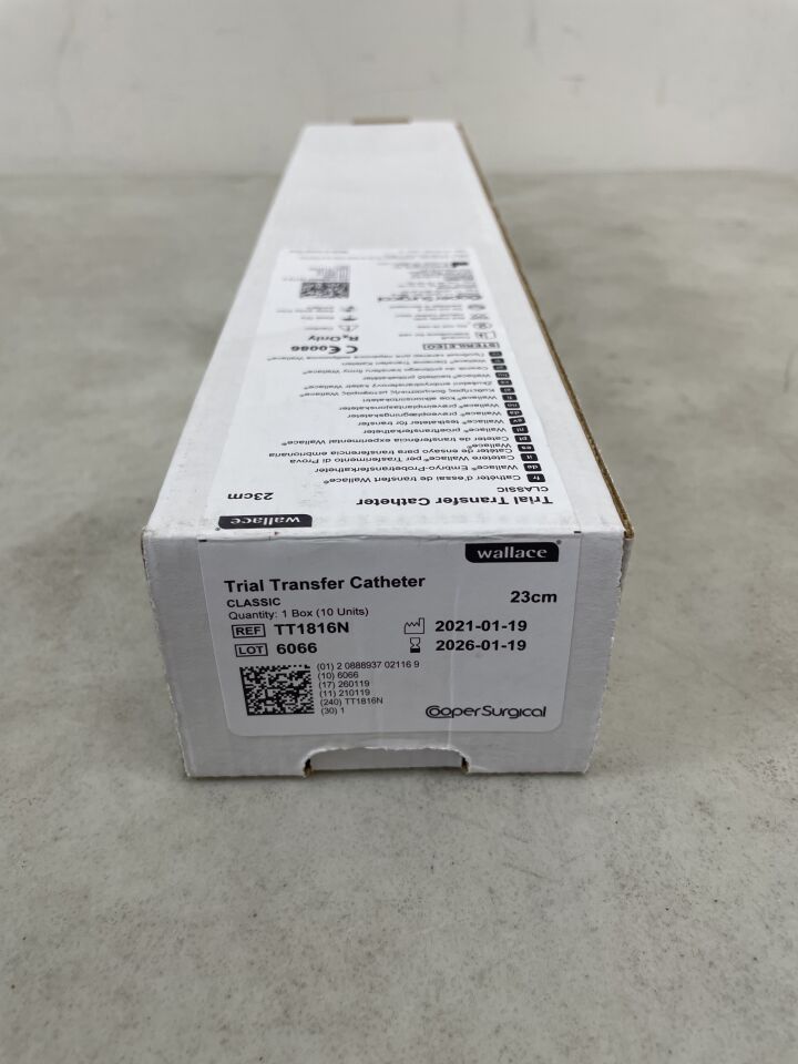TT1816N - COOPER SURGICAL - Wallace Classic Trial Transfer Catheter, 23cm, (BX/10) - ( Expiry Date: 2026-01-19 )