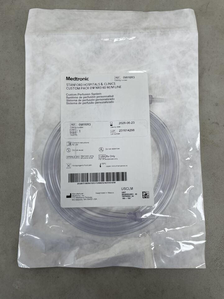 0W16R3  -  MEDTRONIC  -  Custom Perfusion System 60 M/M Line , ( EA )  -  ( Expiry Date : 2028-06-23 )