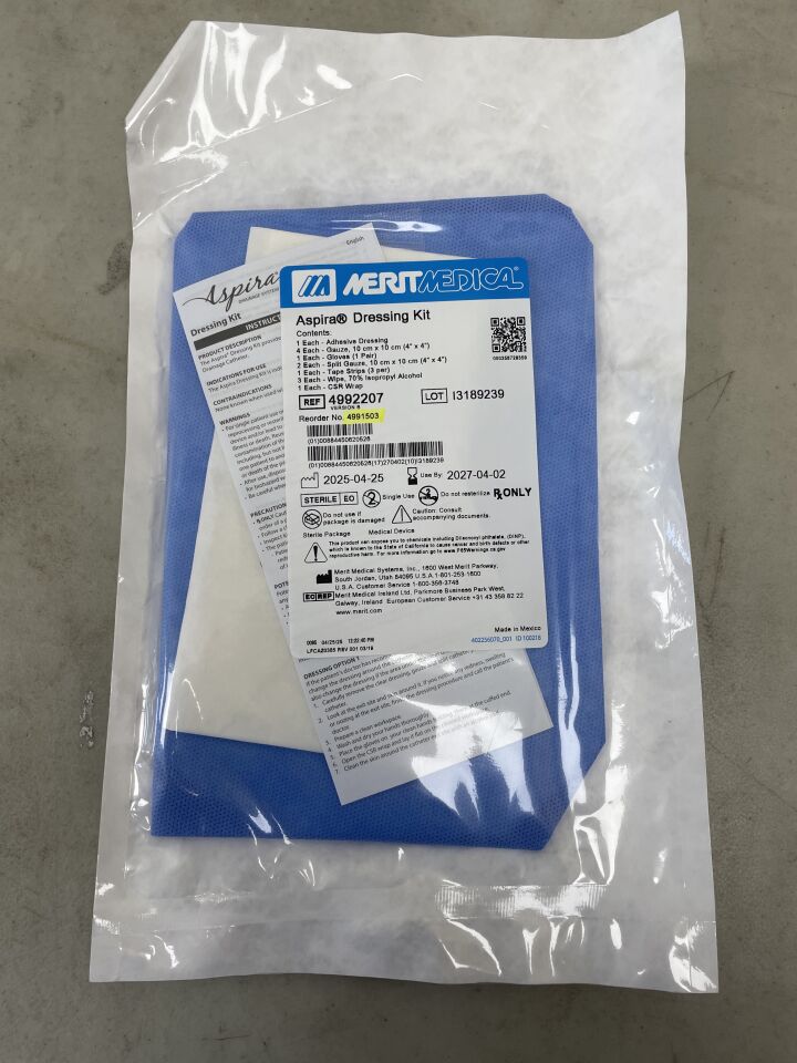 4991503 - MERIT MEDICAL - Aspira Dressing Kit, (EA) - ( Expiry Date: 2027-04-02 )