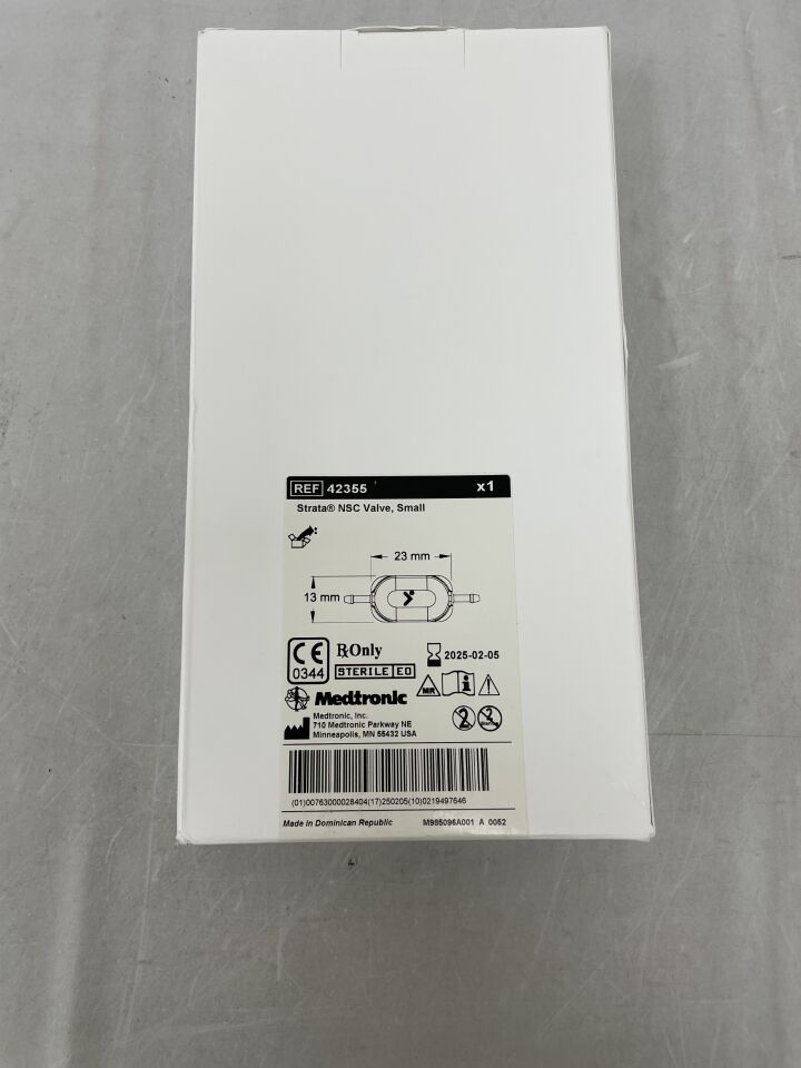 42355 - MEDTRONIC - Strata NSC Valve, Small 13mm x 23mm, (BX/1) - ( Expiry Date: 2025-02-05 )
