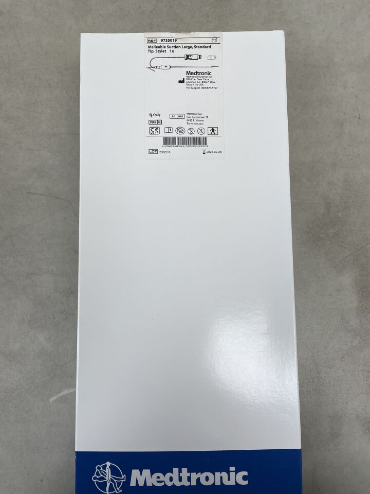 9735019 - MEDTRONIC - Malleable Suction, Large, 20 cm, (BX/1) - ( Expiry Date: 2025-02-26 )