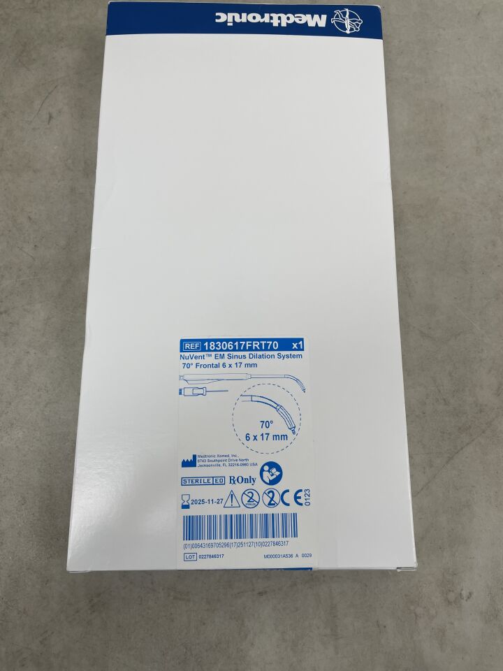1830617FRT70 - MEDTRONIC - Nuvent 70° Angle Frontal Balloon Seeker, 6 OD x 17 mm Length, (BX/1) - ( Expiry Date: 2025-11-27 )