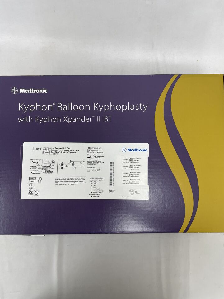 KPX103PB-A - MEDTRONIC - Kyphon First Fracture Kyphopak II Tray 10/3, Xpander II Inflatable Bone Tamp, (BX/1) - ( Expiry Date: 2025-03-16 )
