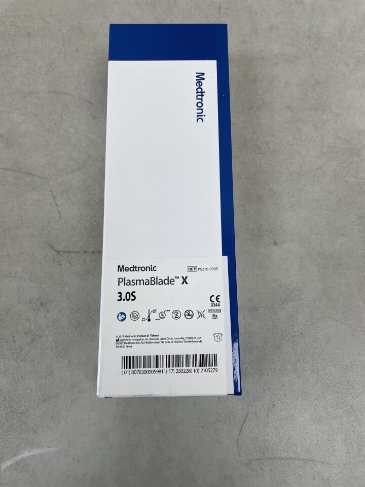 PS210-030S - MEDTRONIC - PlasmaBlade X 3.0S for AEX Generator, (BX/1) - ( Expiry Date: 2025-02-28 )