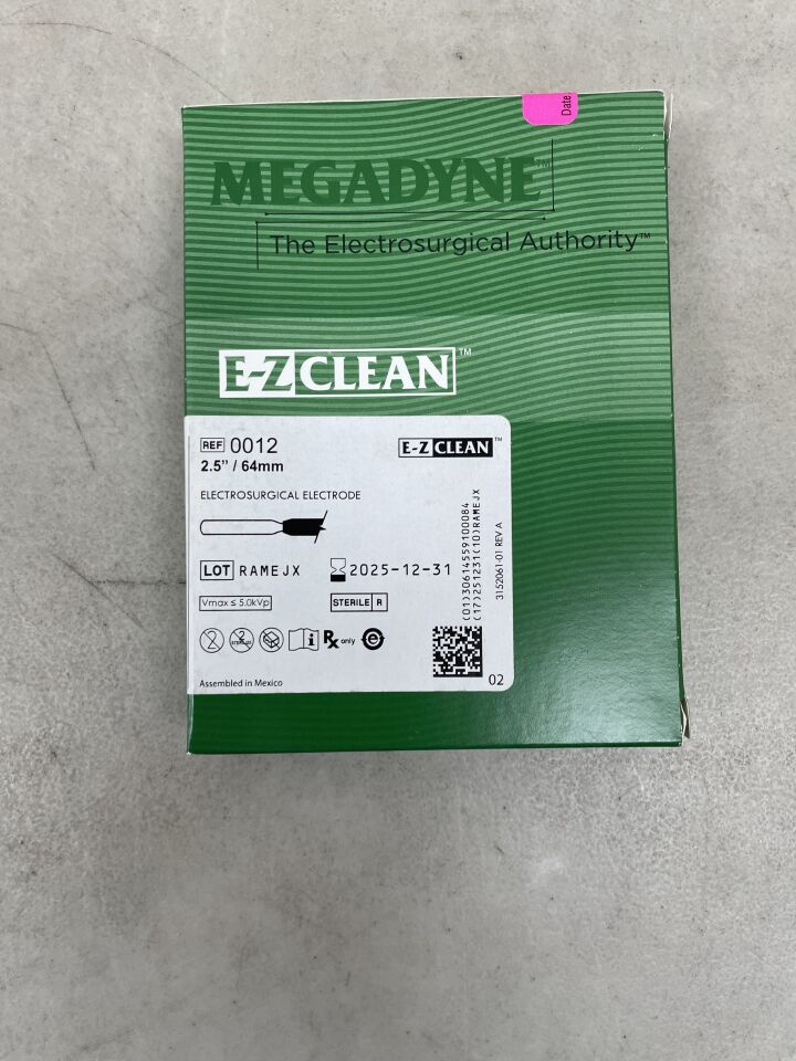 12 - MEGADYNE - E-Z CLEAN Electrosurgical Electrode, (BX/12) - ( Expiry Date: 2025-12-31 )
