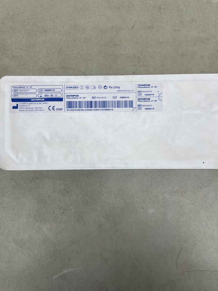 WA22623S - OLYMPUS - PlasmaBand HF-Resection Electrode w/Cable, Standard Loop, 12-30 Degrees PK TURis, (EA) - ( Expiry Date: 2025-03-11 )
