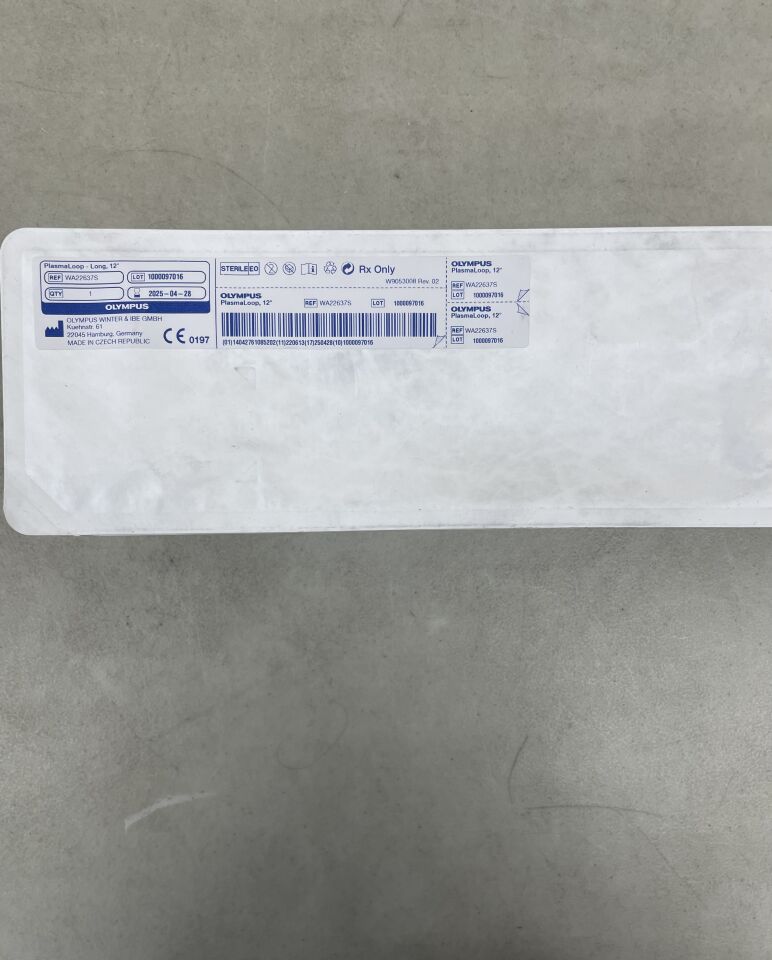 WA22637S - OLYMPUS - PlasmaLoop HF-Resection Electrode w/Cable, Long, Standard, 12°/16° PK TURis, (EA) - ( Expiry Date: 2025-04-28 )