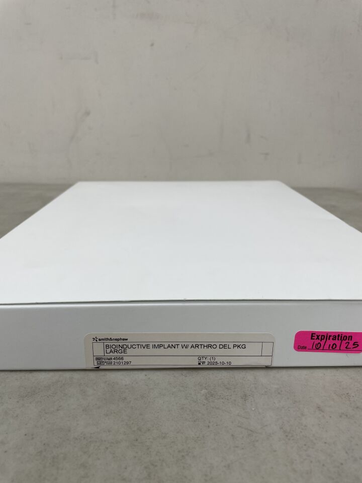 4566 - SMITH & NEPHEW - Bioinductive Implant, Large, with Arthroscopic Delivery System, (BX/1)